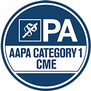 AAPA Category 1 CME logo.