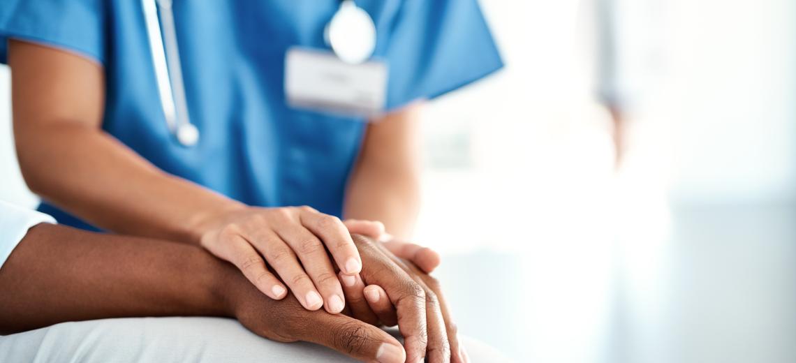 women providing care to patient.